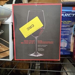 Riedel Vivant Red Wine Glass Set - Black and Red Packaging